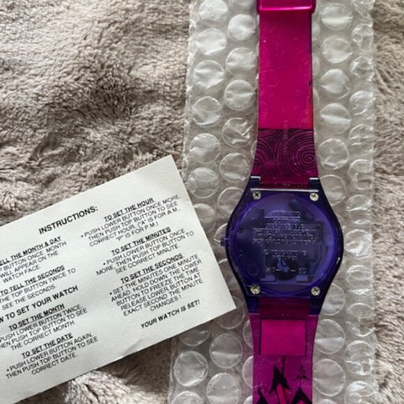 Nightmare Before Christmas Burger King Digital Promo Watch Purple 90s - Picture 2 of 3